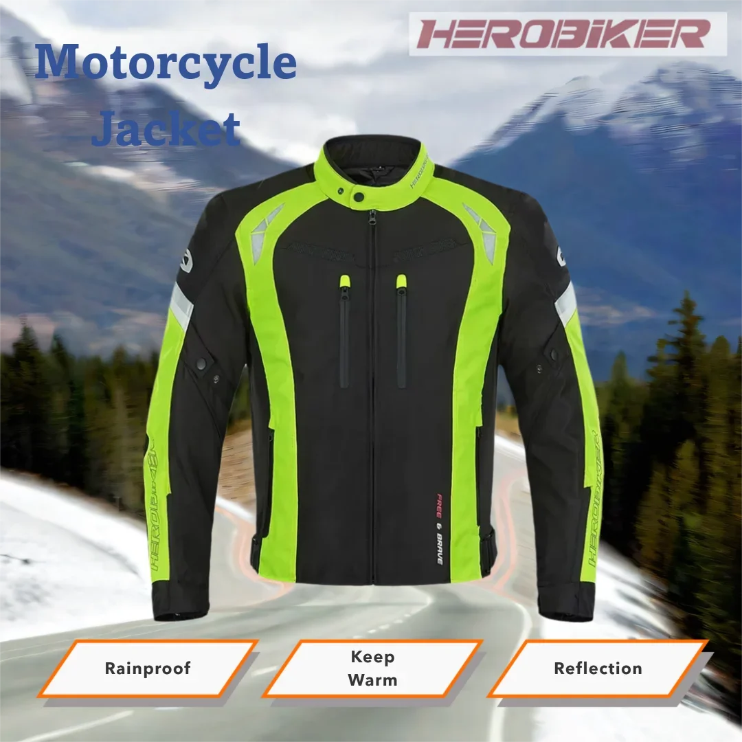 

Мотоциклетная мужская куртка, зимний теплый дорожный топ