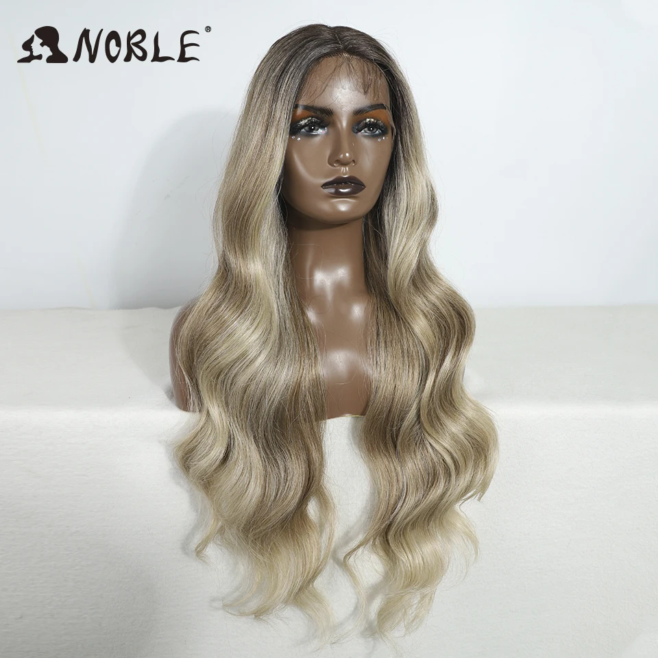 Noble Synthetic Lace Front Wig Long Wavy 30\