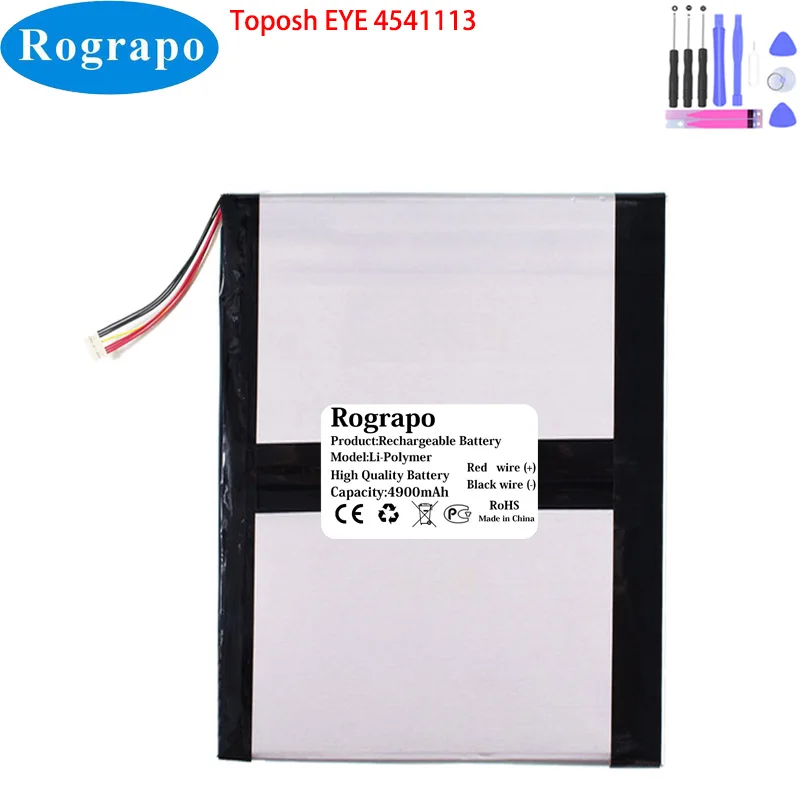 New 7.6V 4900mAh EVE 4541113 Toposh Li-Polymer Battery