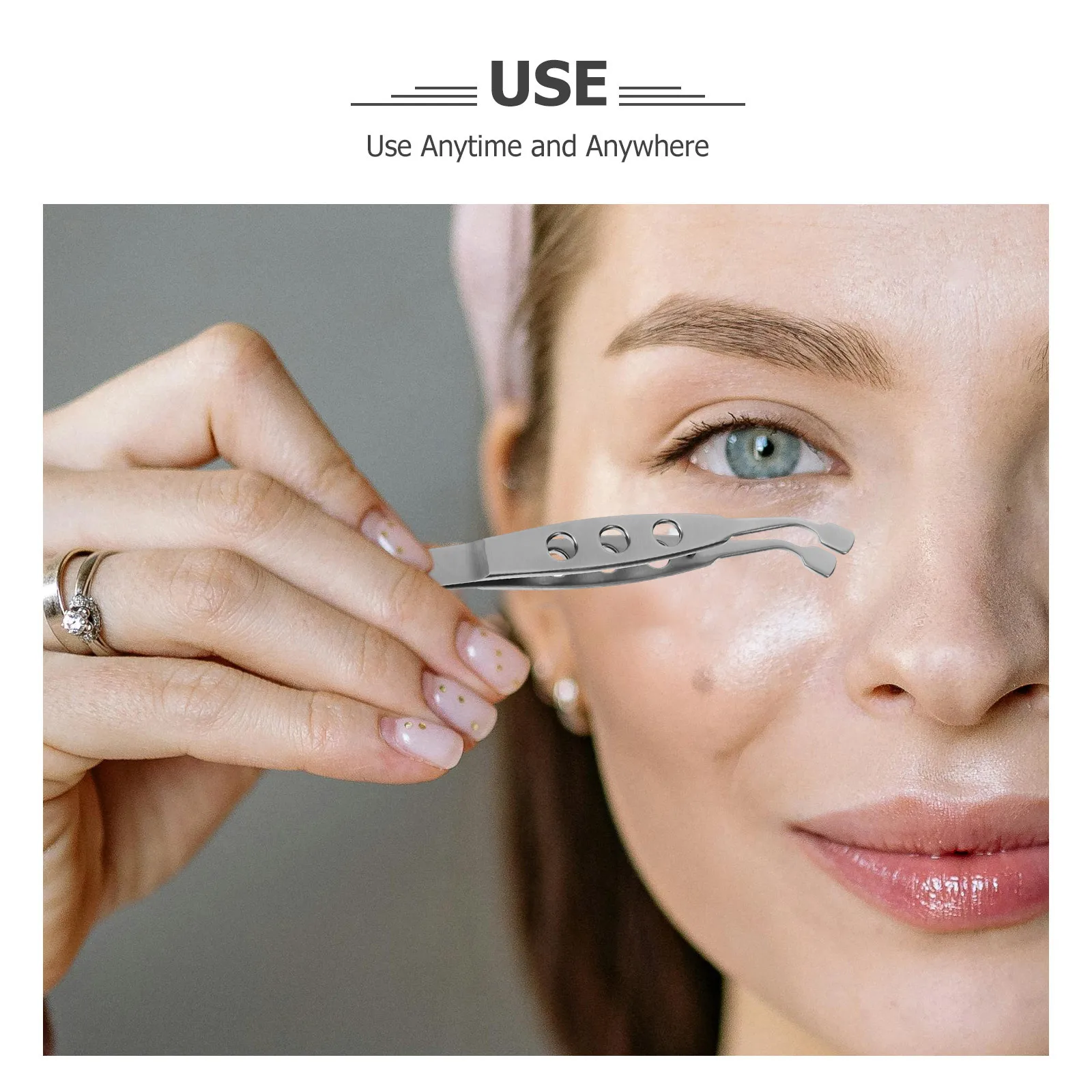 Meibomian Gland Expressor Tweezer Stainless Steel Eyelid Massage Tool For Dry Eyes Blocked Oil Glands Women Facial Care