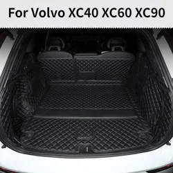 Per Volvo XC90 XC60 XC40 S90 accessori 2023 tappetino per bagagliaio dell'auto tappetino protettivo impermeabile in pelle fodera per carico interno Car Styling