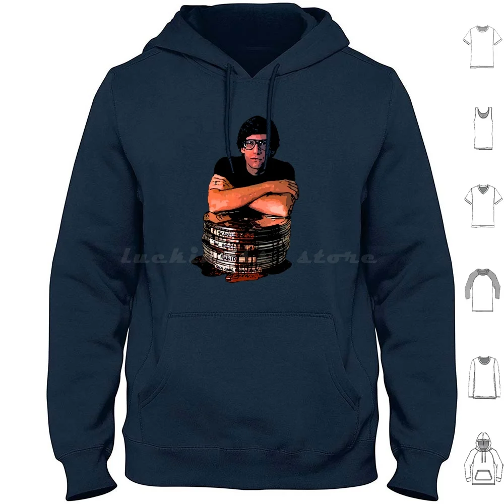 Sudaderas con Capucha Cronenberg de Manga Larga, Película de Terror, Video, DVD, Monstruo, Vampiro, Fantasma, Zombi, Hombre Lobo, Asesino en Serie