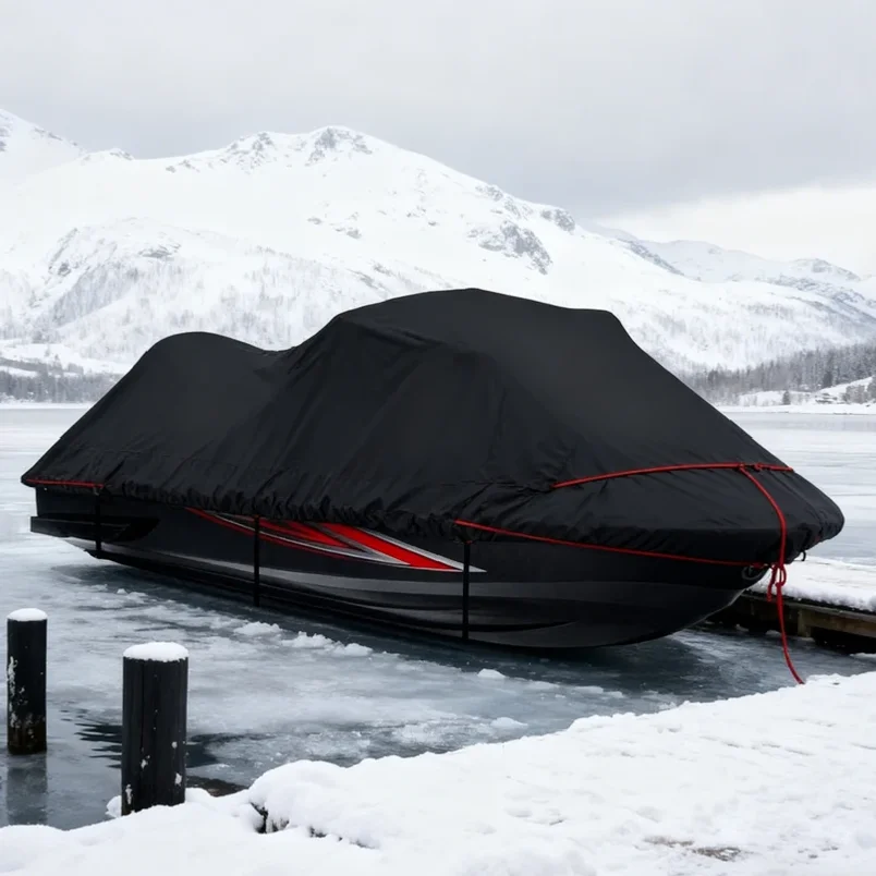 Outdoor Marine Waterproof Motorboat Trailerable Jet Ski Cover UV Protection For Seadoo/Yamaha/Kawasaki /WaveRunner