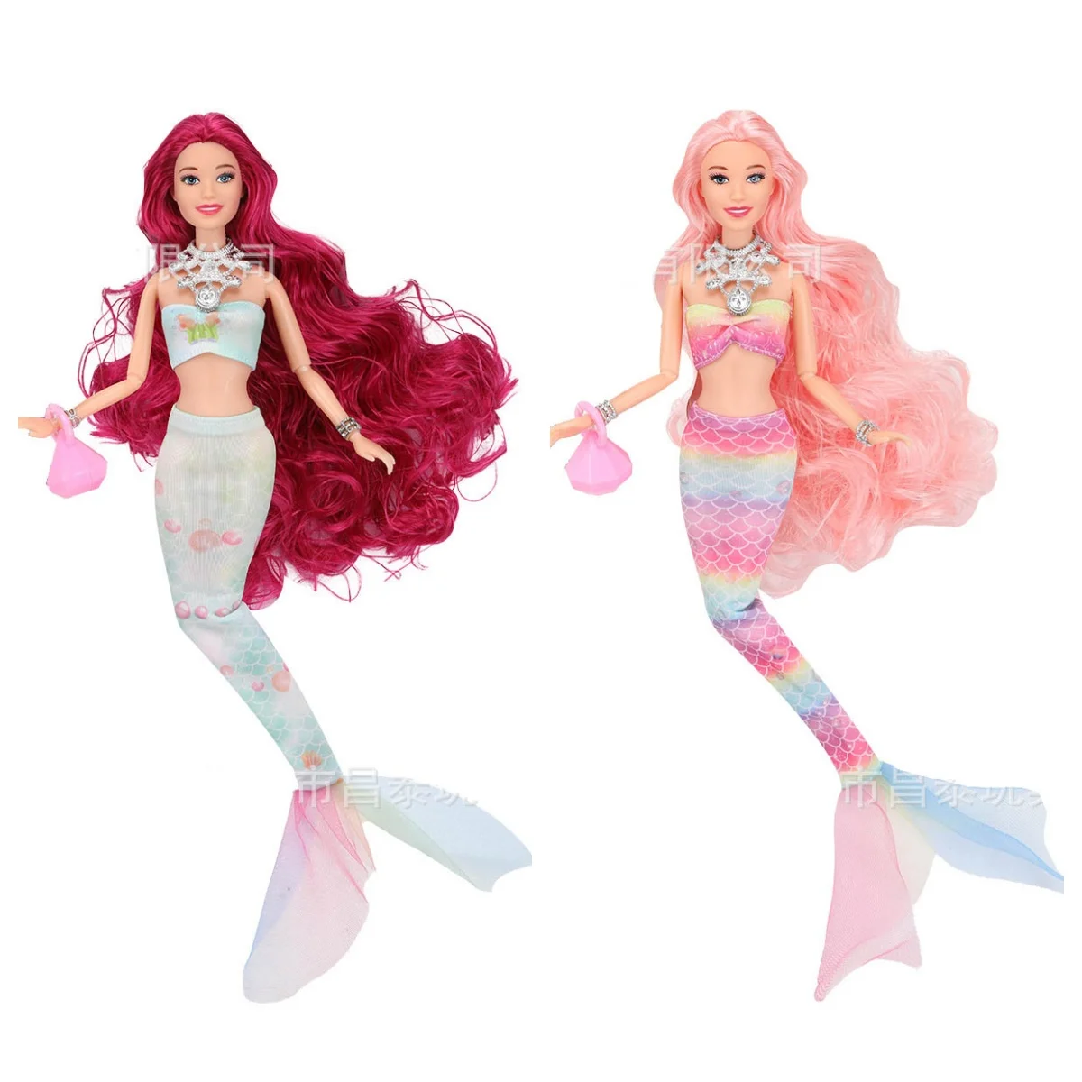 

30 см красивая кукла принцессы-русалки 1/6 шарнирный подвижный модный макияж Русалка подарок для счастливой вечеринки фигурку DIY нарядная игрушка