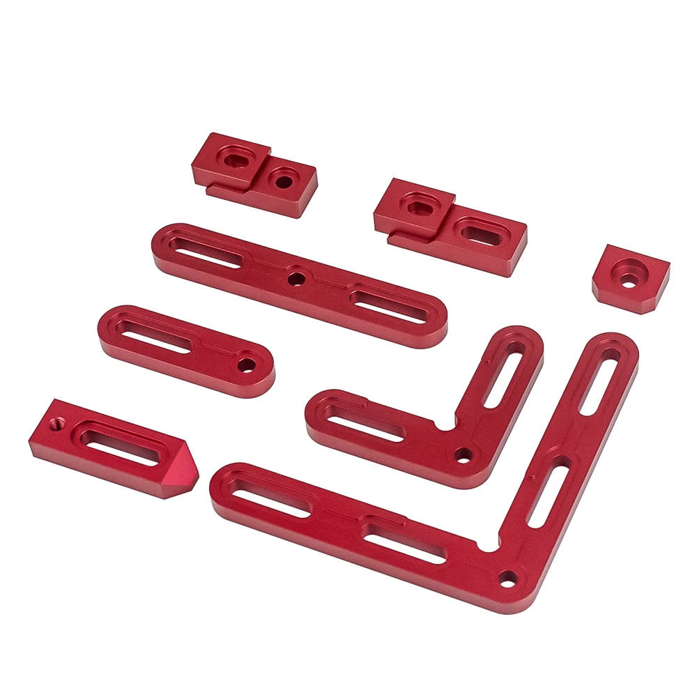 

L-shaped Aluminum 90 Degree Positioning Strip Tool Align Jig Fixed Clamp Tool for CNC Workbench Baseboard Positioning Strip