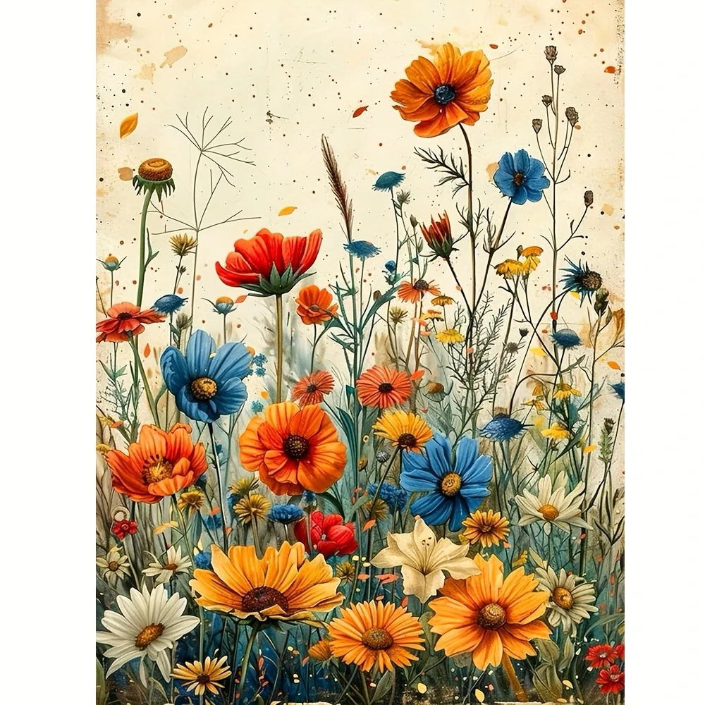 

Still Life Fresh Flowers 500/1000/1200/2000 PCS Jigsaw Puzzles DIY Family Activity Relaxing Game for Living Room Home Decor Gift