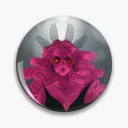 Persephone Lore Olympus  Soft Button Pin Cartoon Fashion Metal Clothes Decor Lover Jewelry Lapel Pin Brooch Gift Hat Collar