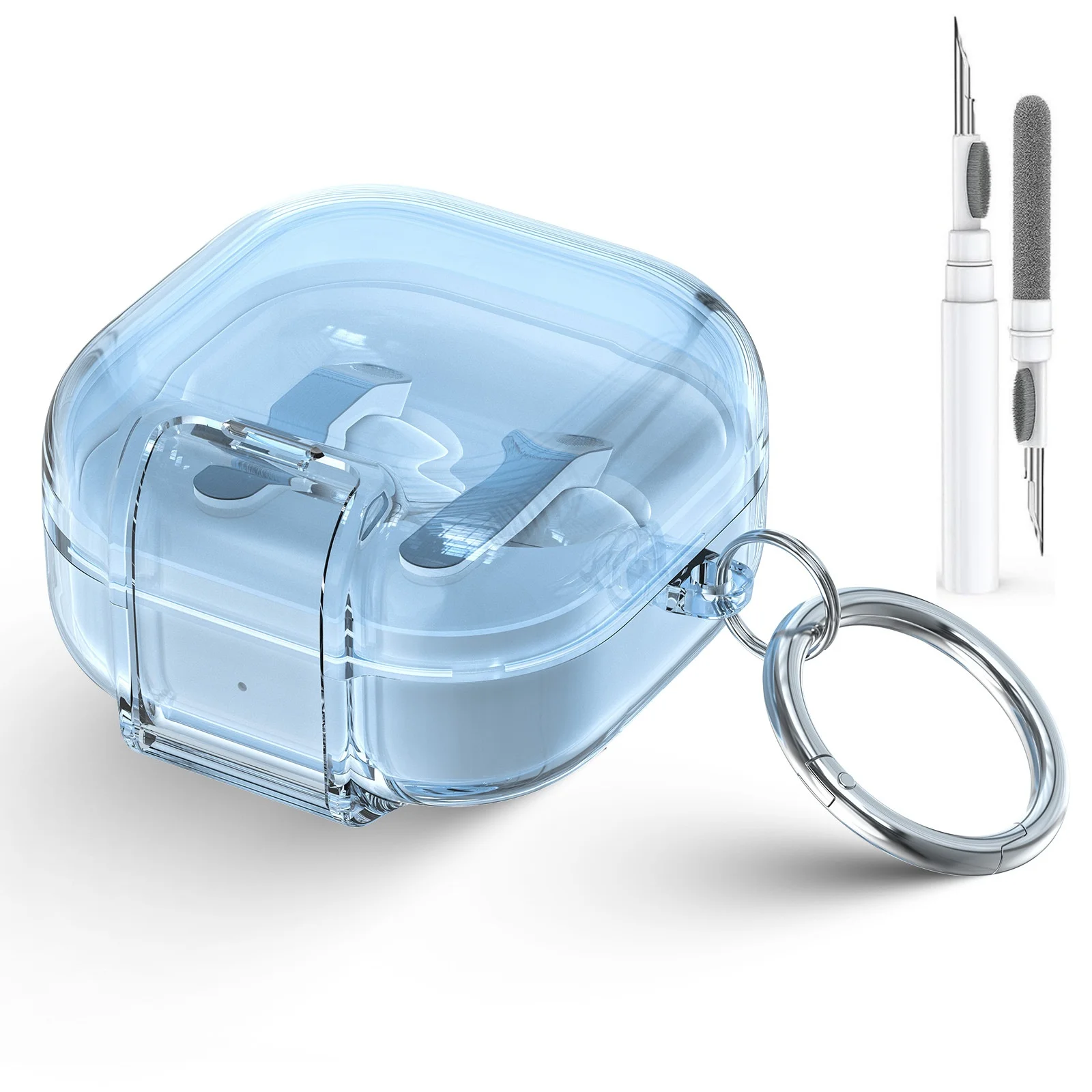 Für Samsung Galaxy Buds 4 Pro / Buds 4 Hülle mit Telefonständer & Verschlussclip-Design mit Reinigungsset für Galaxy Buds Pro 4 2026 Schutzhülle – Detail 16