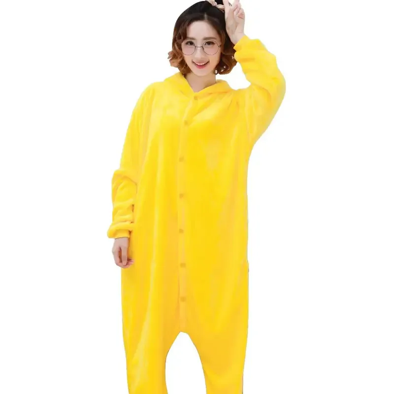

Flannel Kigurumi for Adult Kids Anime Animal Pajama Onesie Long Romper Funny Holiday Jumpsuit Sleepwear Pyjama Christmas Costume