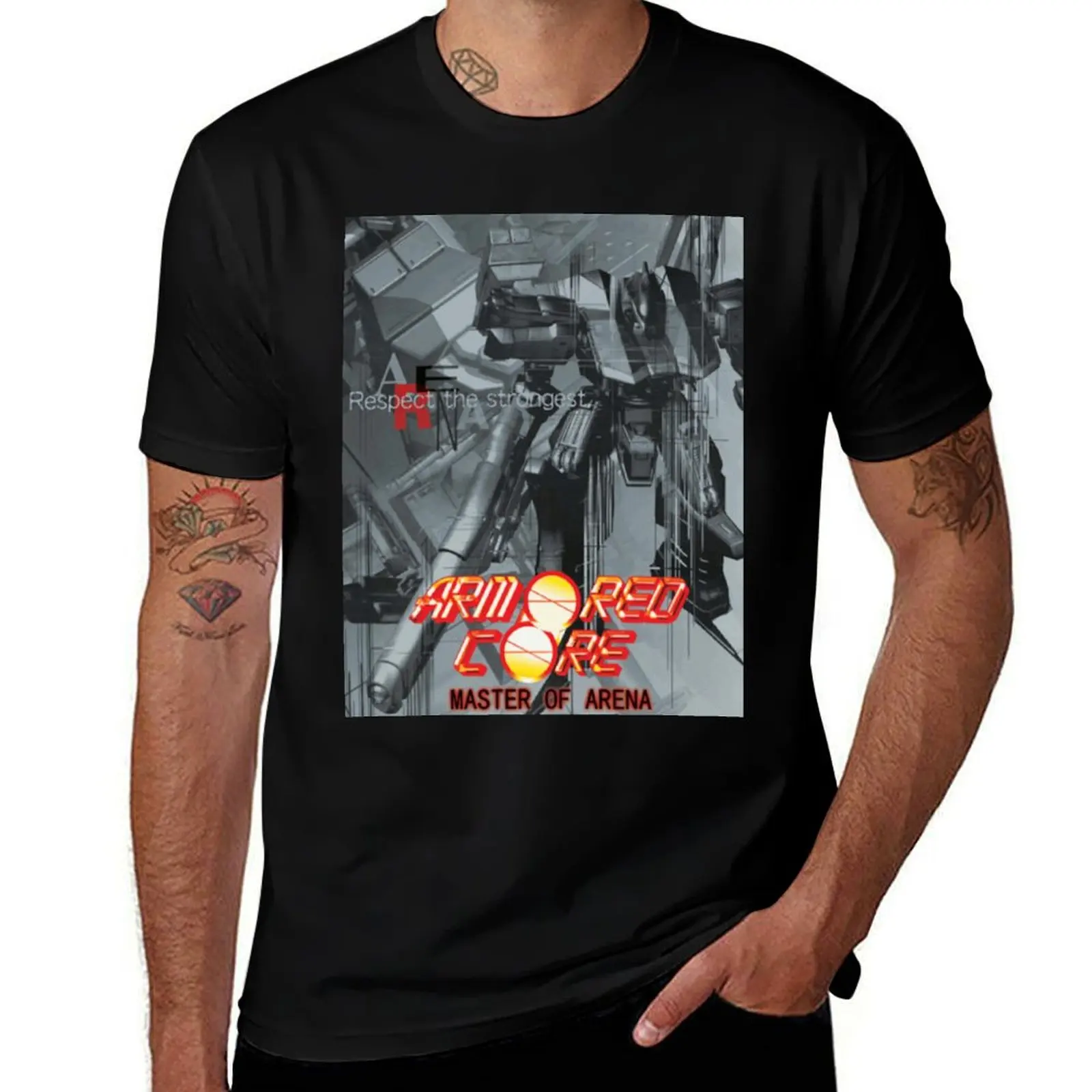 Armored Core Master of the Arena artwork T-Shirt Work Comfort for Men T-Shirt