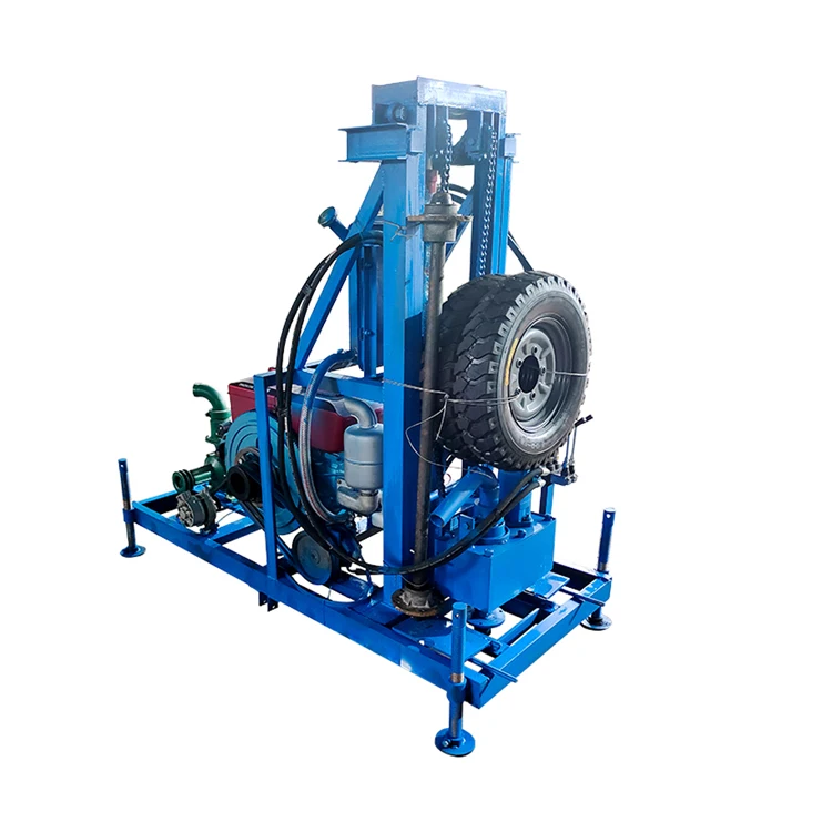 YG 100m Portable Hydraulic Diesel Water Well Borehole Drilling Rig Machine