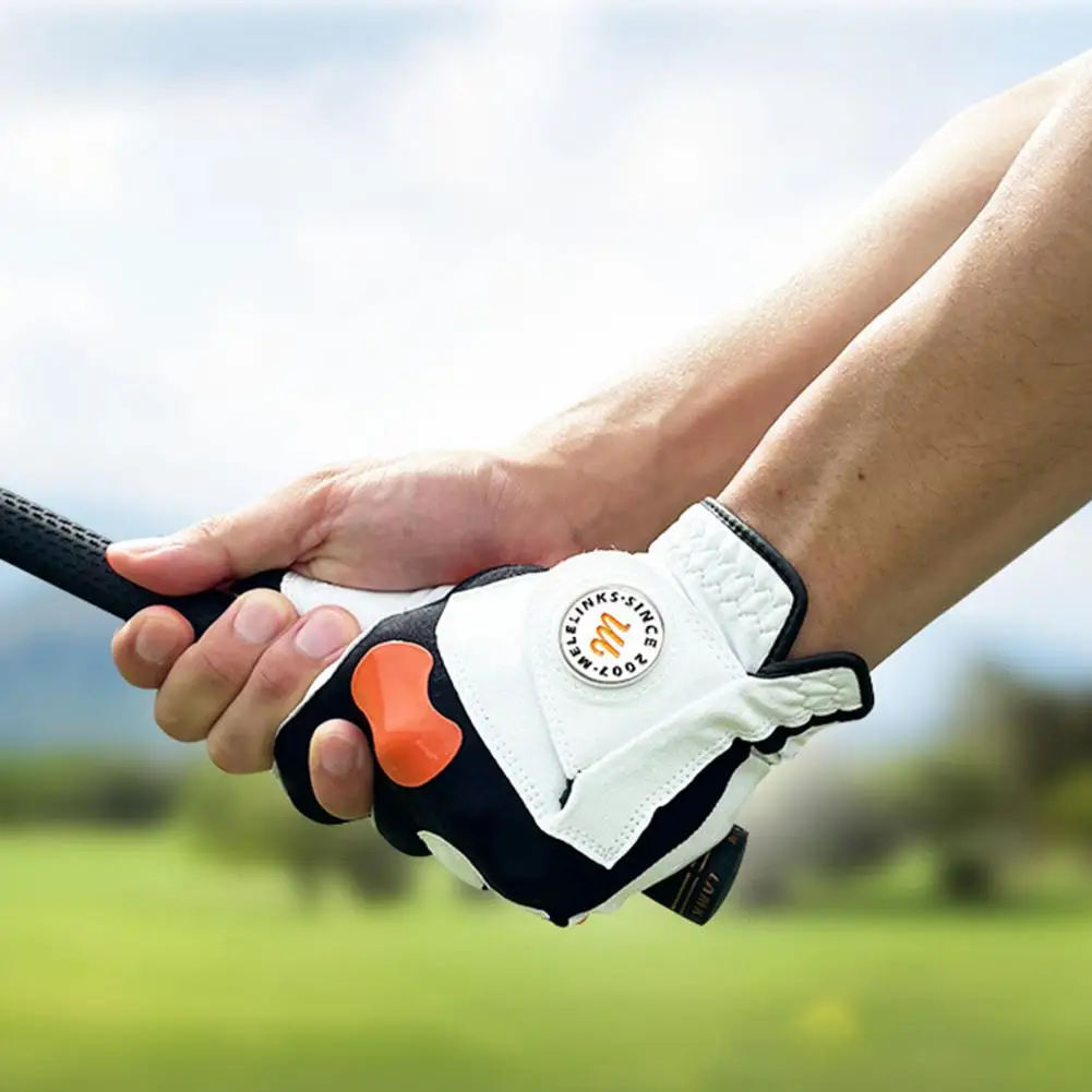 

Golf Glove Women Men Left Hand Golf Glove Professional Non-Slip Grip Breathable Glove For Training Improving Accuracy Control