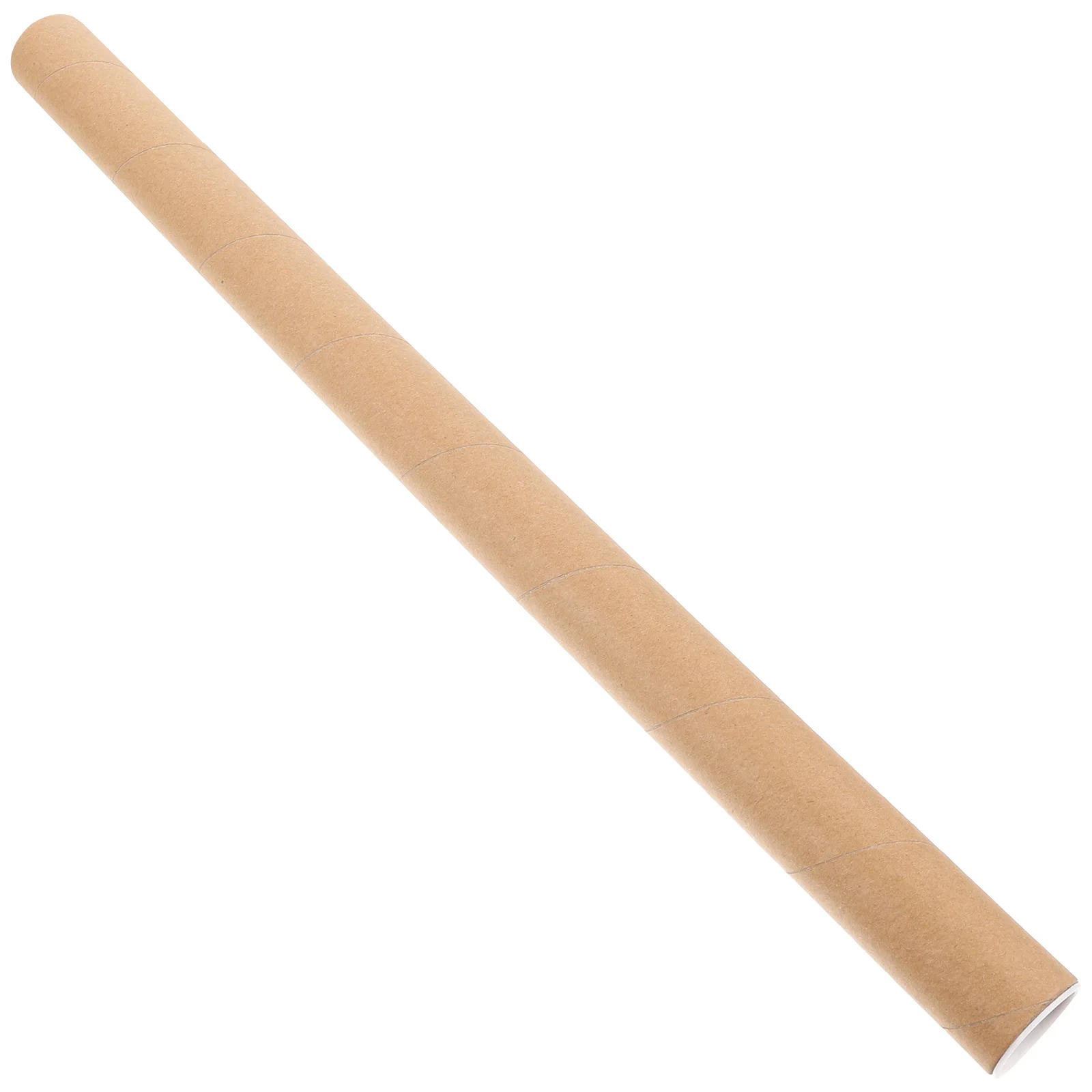

Paper Reusable Kraft Mailing Tube For Poster Artwork Document Storage Portable Drawing Case Sturdy Drafting Tube