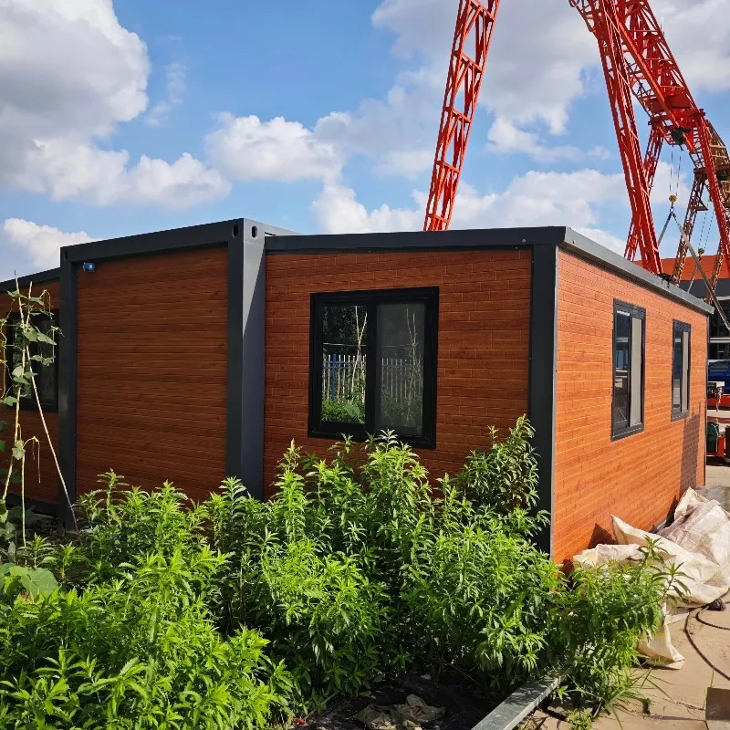 حاوية وحدات فاخرة قابلة للتمديد فيلا 1-6 غرفة نوم منازل محمولة المطبخ 20ft 30ft 40ft أحجام لوحة ساندويتش التصميم الحديث #5