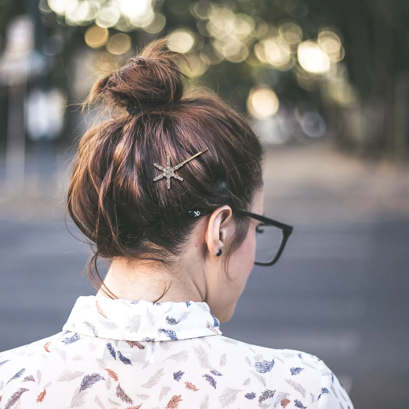 

Star Hairpin Set Rhinestone Accessories Clips Bridal Barrettes Childrens Rhinestones