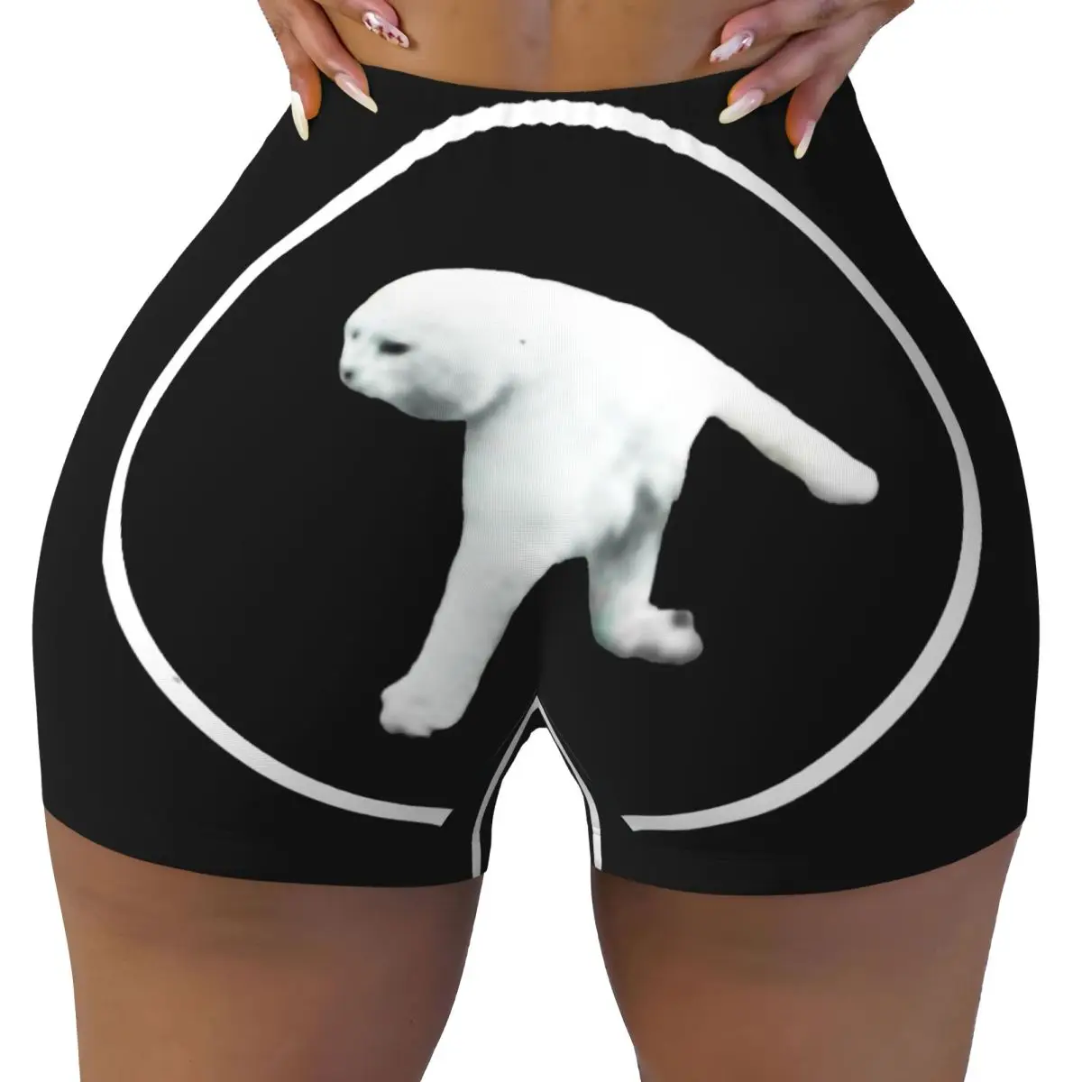 Custom Women Aphex Twin Music Artist Producer Workout Yoga Shorts Gym Athletic Volleyball Biker Shorts