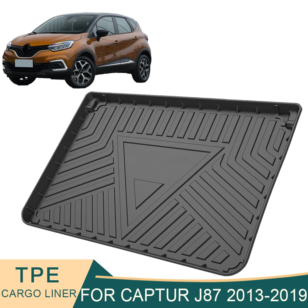 

Нескользящие Коврики для багажника Renault Captur J87 2013-2019 из ТПЭ