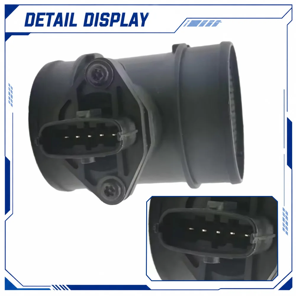 For Chrysler Grand Voyager IV 2.5 2.8 CRD 2004 2005 2006 2007 2008 Mass Air Flow Sensor Assembly 5 Pins 0281002451 05293155AB