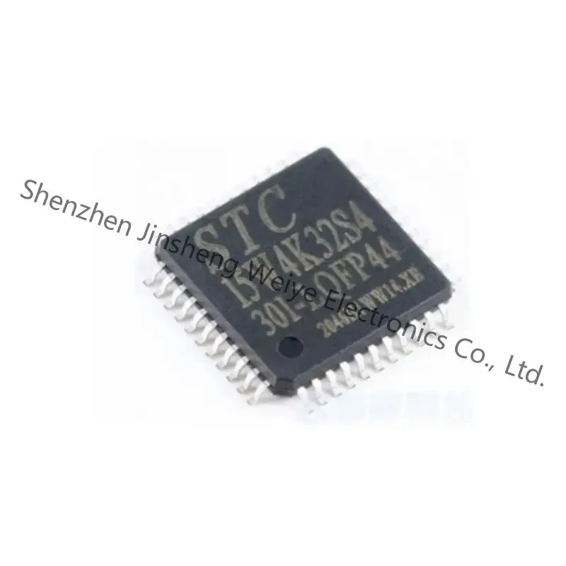 STC15W4K32S4-30I-LQFP44 MCUCPU core 51 series 32KB FLASH RAM 4KB GPIO 42ADC 10bit MCU -40℃~+85℃