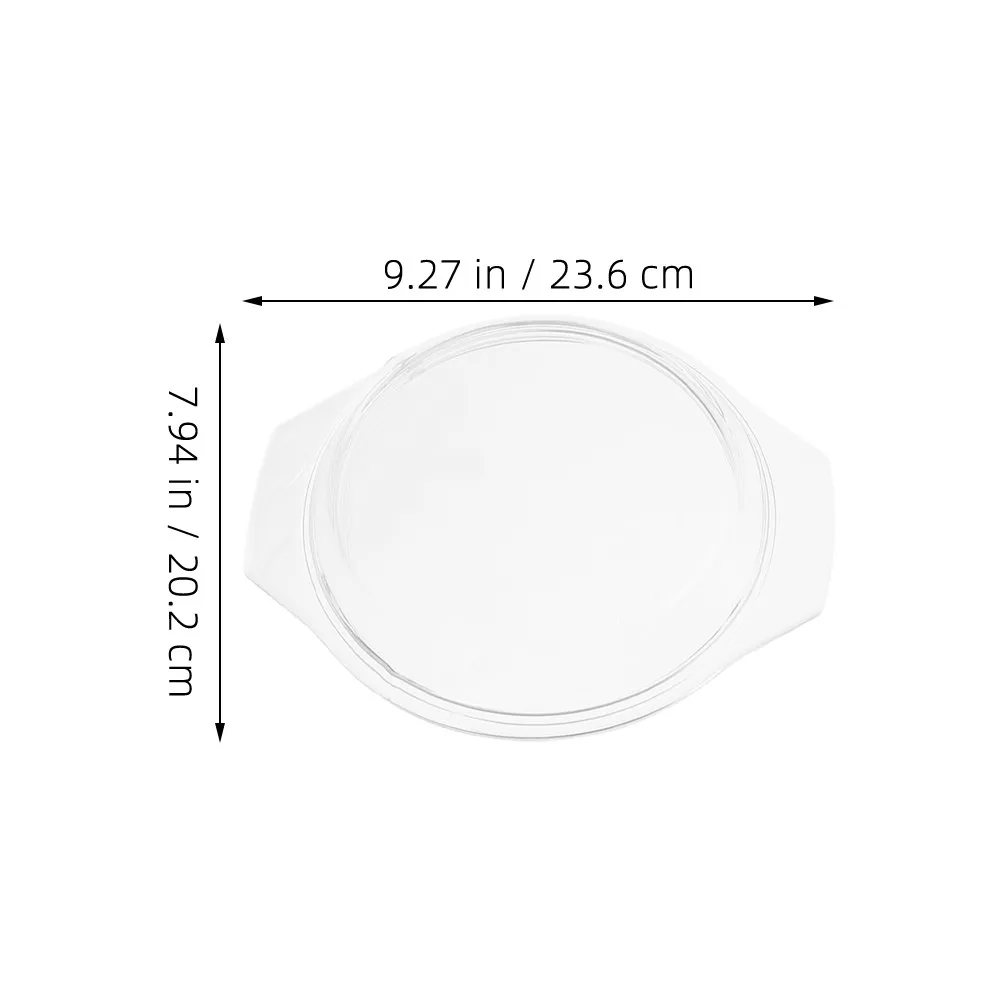 Microwave Glass Cover for Food Splatter Protection Steam Cooking Baking Reusable Dishwasher Safe Microwave Splatter Guard Lid