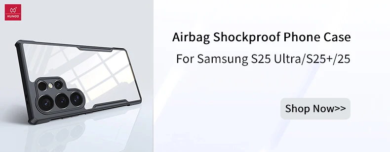 XUNDD Magnetische Hülle für Samsung Galaxy S24 25 Ultra S26 Ultra S26 Plus Airbag Anti-Sturz Rückseite Transparent 360 ° Drehbarer Ständer mit Hülle – Detail 1