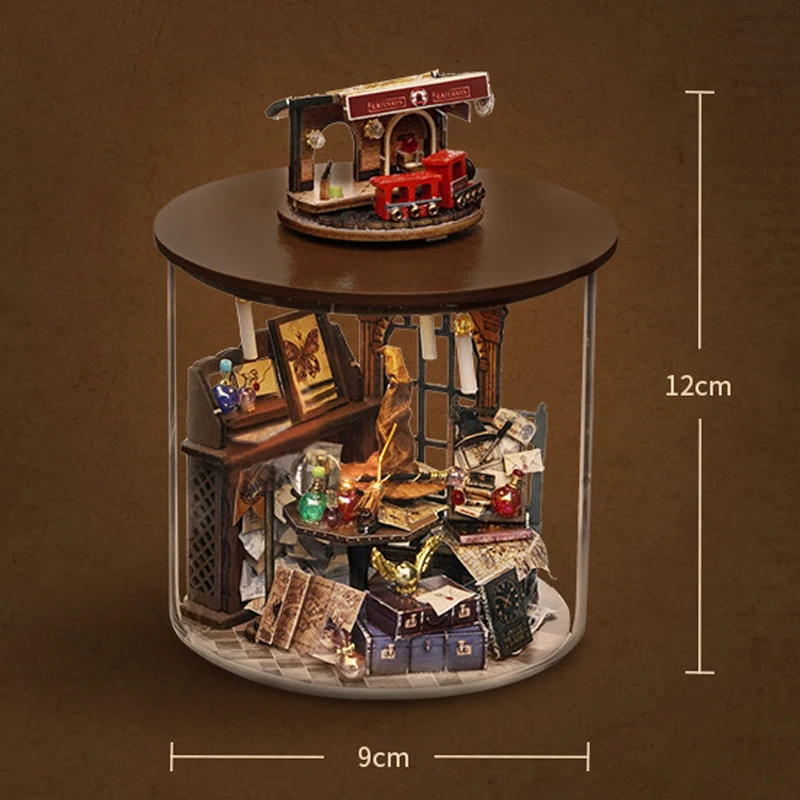 Wooden Mini DIY Doll House Kit For Making And Assembling Room Models Toys Home And Bedroom Decorations With Furniture Dollhouse
