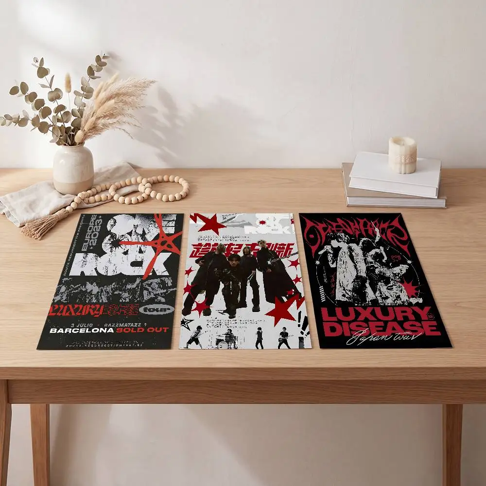 ONE OK Band O-ONE OK R-ROCK Anime Poster Self-adhesive Art Waterproof Paper Sticker Coffee House Bar Room Wall Decor