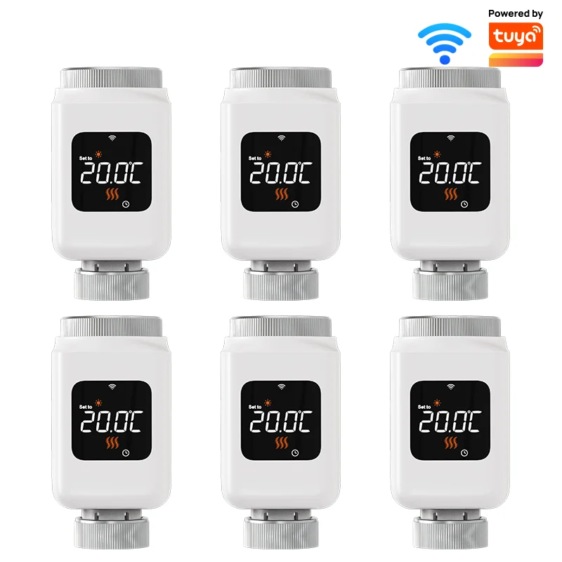 Tuya Smart WiFi thermostatische radiatorkraan TRV programmeerbare APP externe temperatuurregelaar verwarming met Alexa Google Home