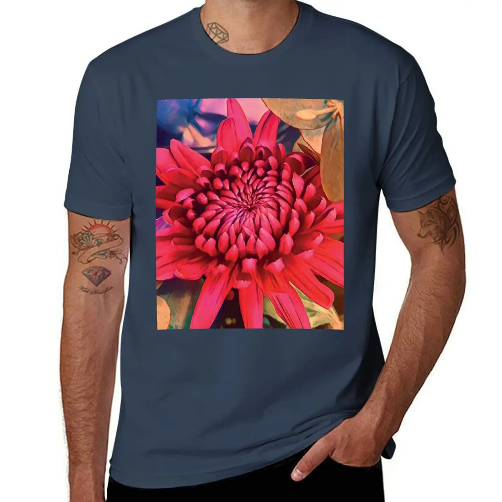 Waratah Wonder T-Shirt Basic Plain Tee for Spring and Summer