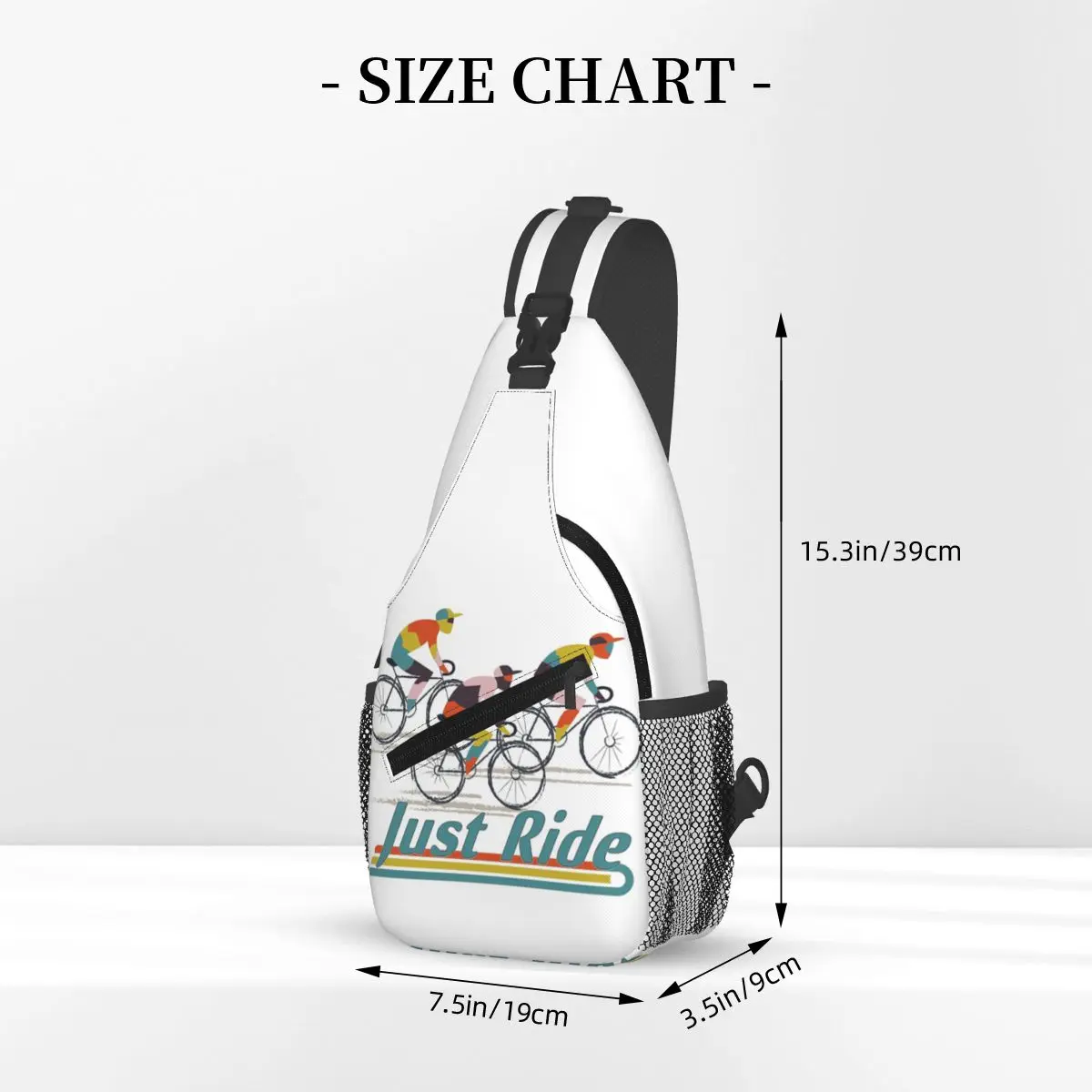 Ride To Win sac de poitrine hommes fronde sac à dos à bandoulière sac de poitrine voyage randonnée sac à dos sac à bandoulière