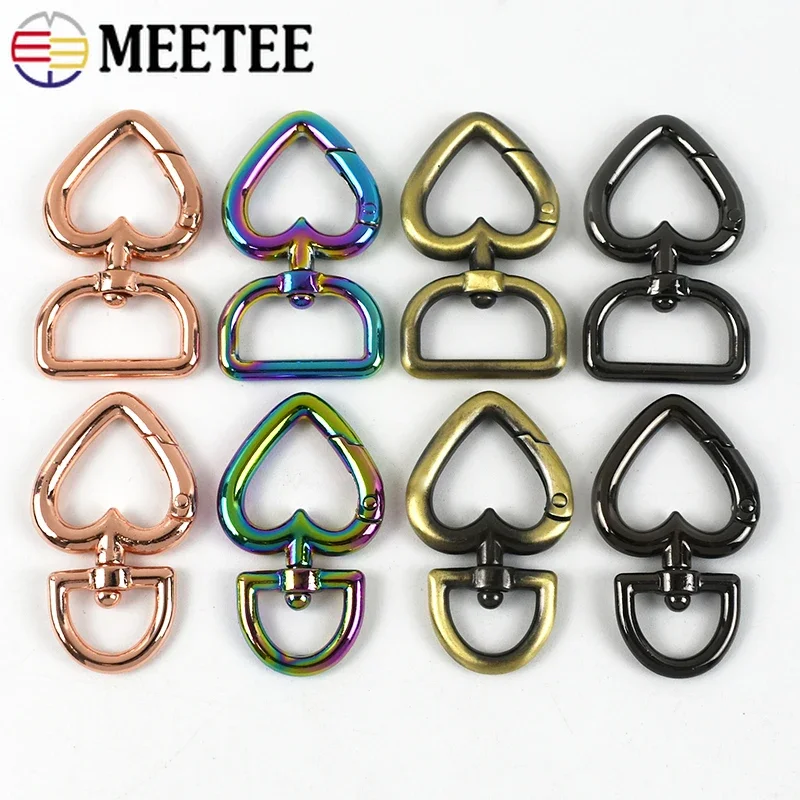 5/10/30Pcs Meetee 13/20mm Metal Buckles for Handbag Strap Trigger Snap Clasps Lobster Clasp Bag Chain Hooks DIY Part Accessories