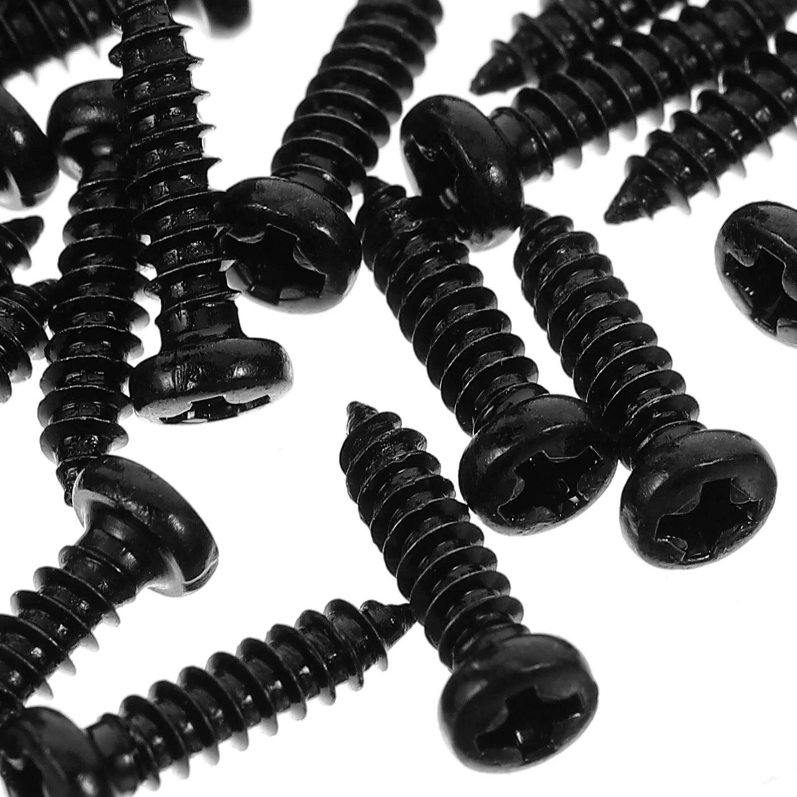 

50Pcs Tuning Peg Screws Guitar Durable Hard Iron Mounting Screws Replacement for Electric Acoustic Bass Tuner Keys