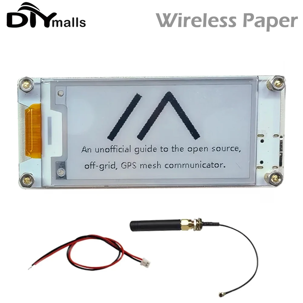 Heltec Meshtastic ESP32 Bezprzewodowy papierowy wyświetlacz Eink Inteligentna metka z ceną Elektroniczna etykieta półki za pośrednictwem Bluebooth SX1262 LoRa i WiFi