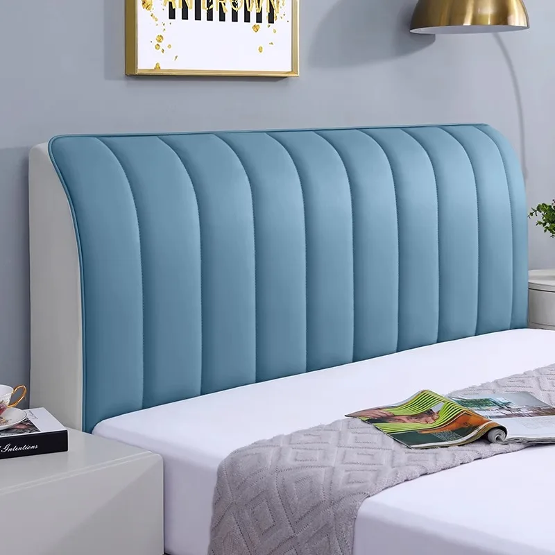 Luxury Soft Velvet Quilted Headboard Cover All-inclusive Super Thicken Plush Bed Head Cover Solid Bed Back Dust Protector Cover