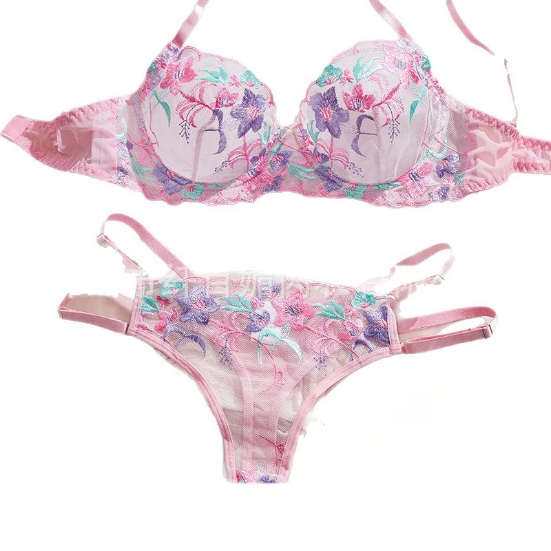 

Bikini sexy lingerie uniform, pure temptation, lace anti-sagging bra, push-up for women