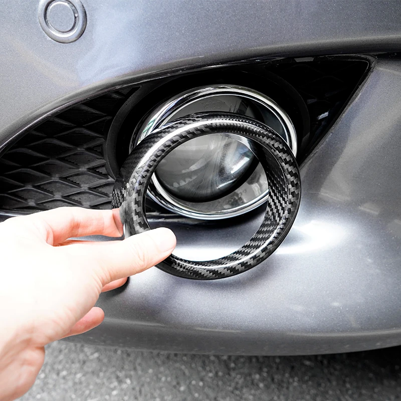 

Carbon Fiber Fog Lamp Decorative Frame For Infiniti G25 G35 G37 2007-2014 Car Exterior Accessories