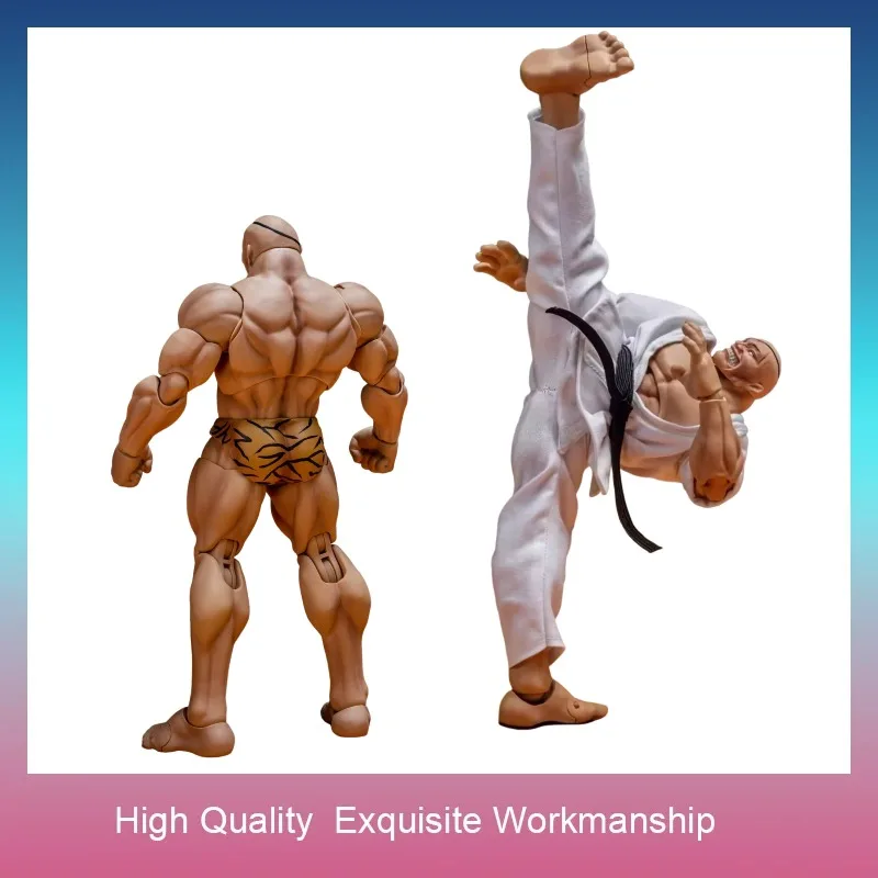 En Stock: Figura de Acción Articulada Doppo Orochi Baki Hanma Son of Ogre con Uniforme de Karate y Piezas Adicionales de Cabeza y Manos