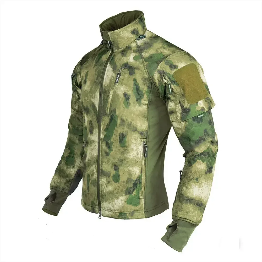 Chaqueta táctica de algodón impermeable para hombre, chaqueta ultraligera acolchada de camuflaje, al aire libre para esquí y montañismo, novedad de 2024