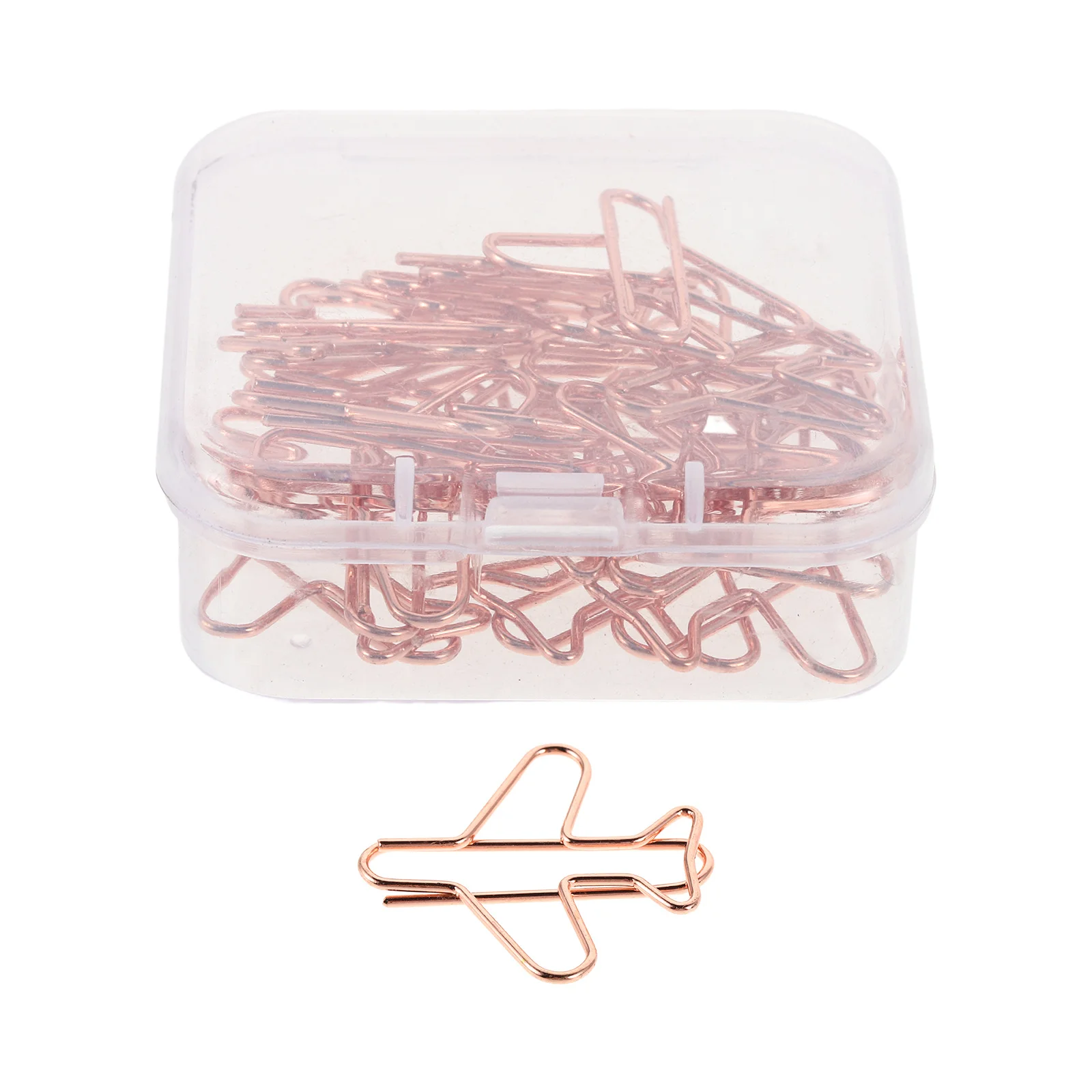 

20Pcs Mini Paper Clips Airplane Style Sturdy Metal Page Holder Clip for Study Office Planning Decorative Desk Organization Tools