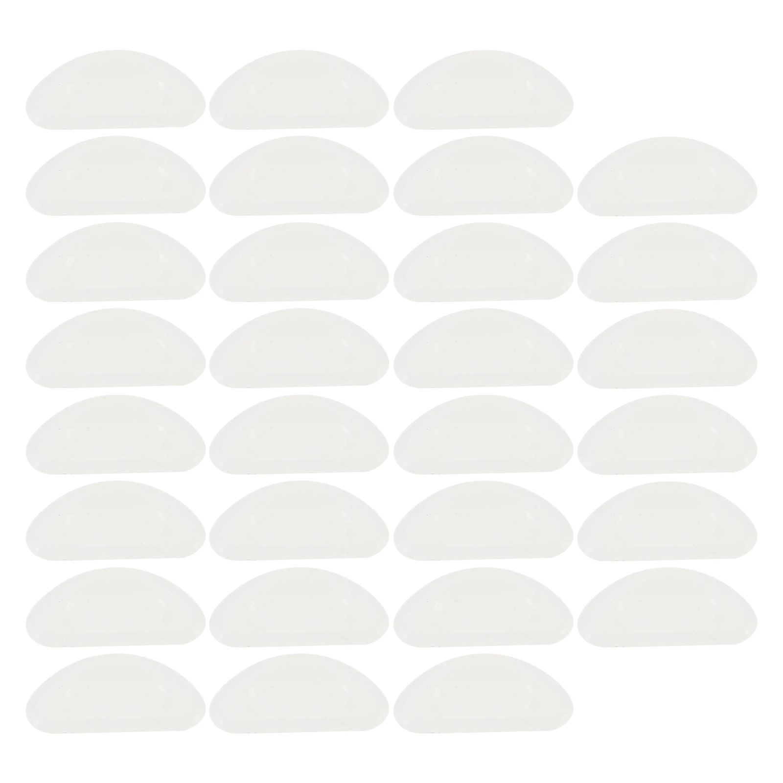 

15 Pairs White D Shape Non slip Glasses Nose Pads Silicone Eyeglass Support Replaceable Comfortable Fit Anti Deformation