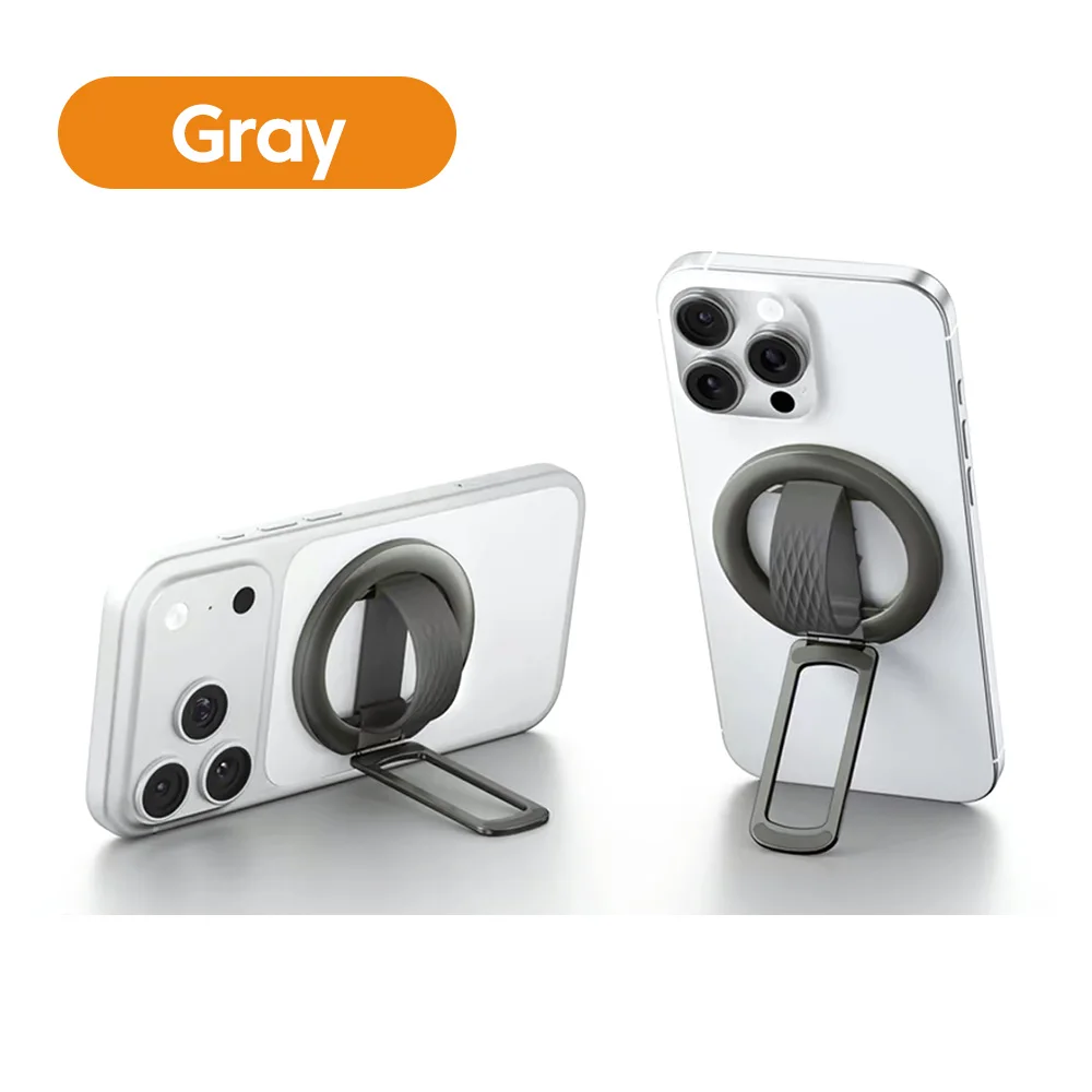 Magnetischer Telefonhalter Silikon-Fingerring-Schnalle Telefon-Tischhalter Faltbare Rutschfeste Stützhalterung für Magsafe