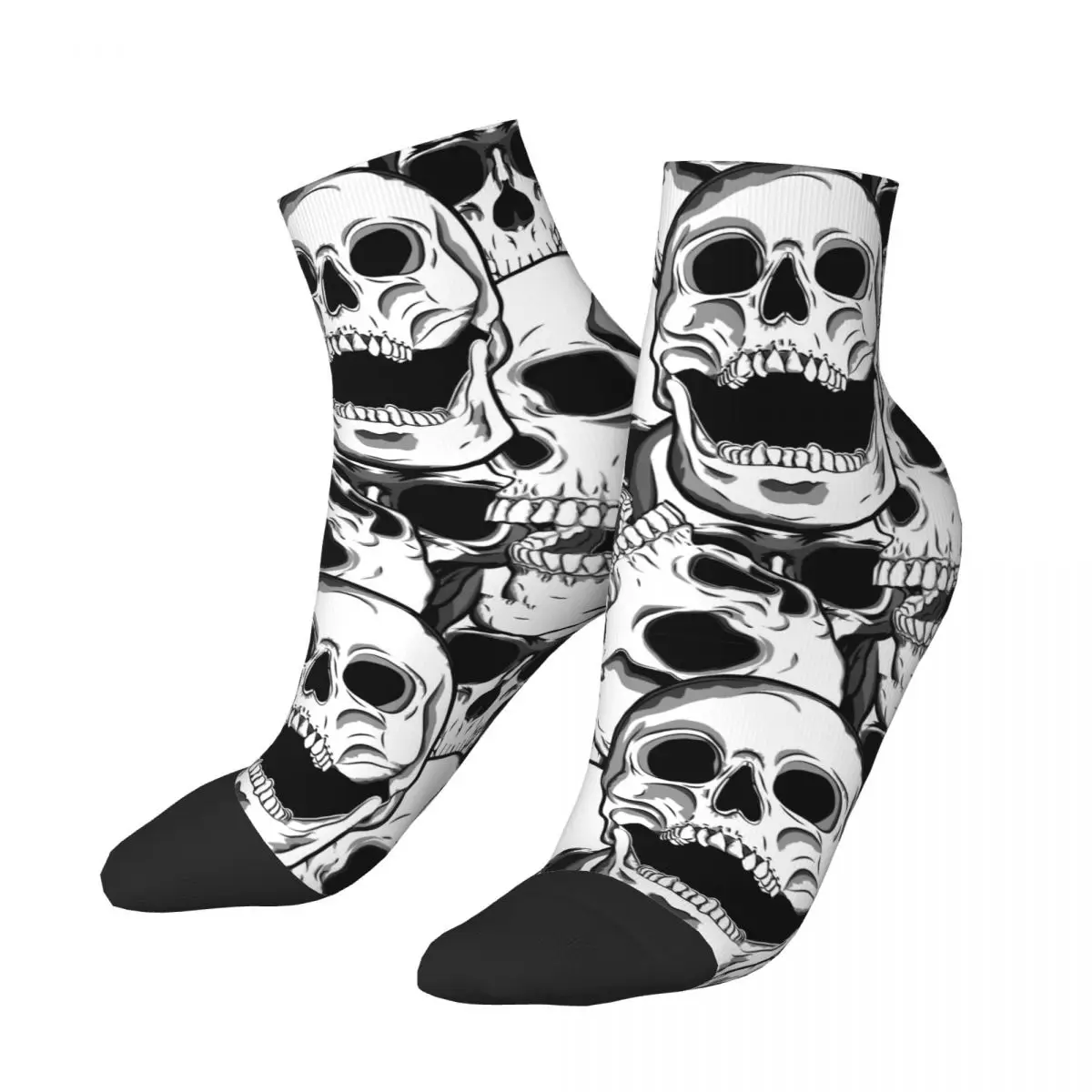 Skull Tattoo Socks Short Unique Casual Breatheable Adult Ankle Socks