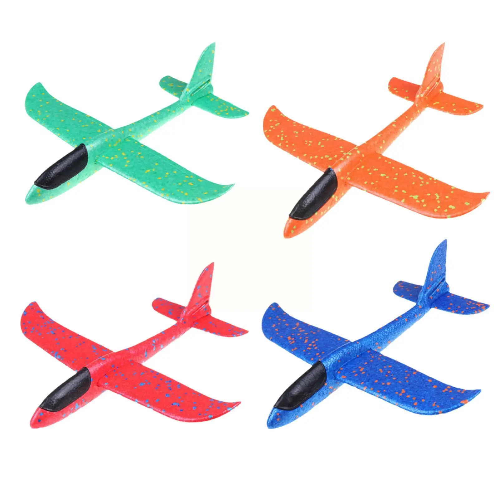 38cm EPP Foam Airplane Launch Fly DIY Aircraft Model Throwing Educational Outdoor Children\'s Airplane Fun Hand Toys Toys U6C8