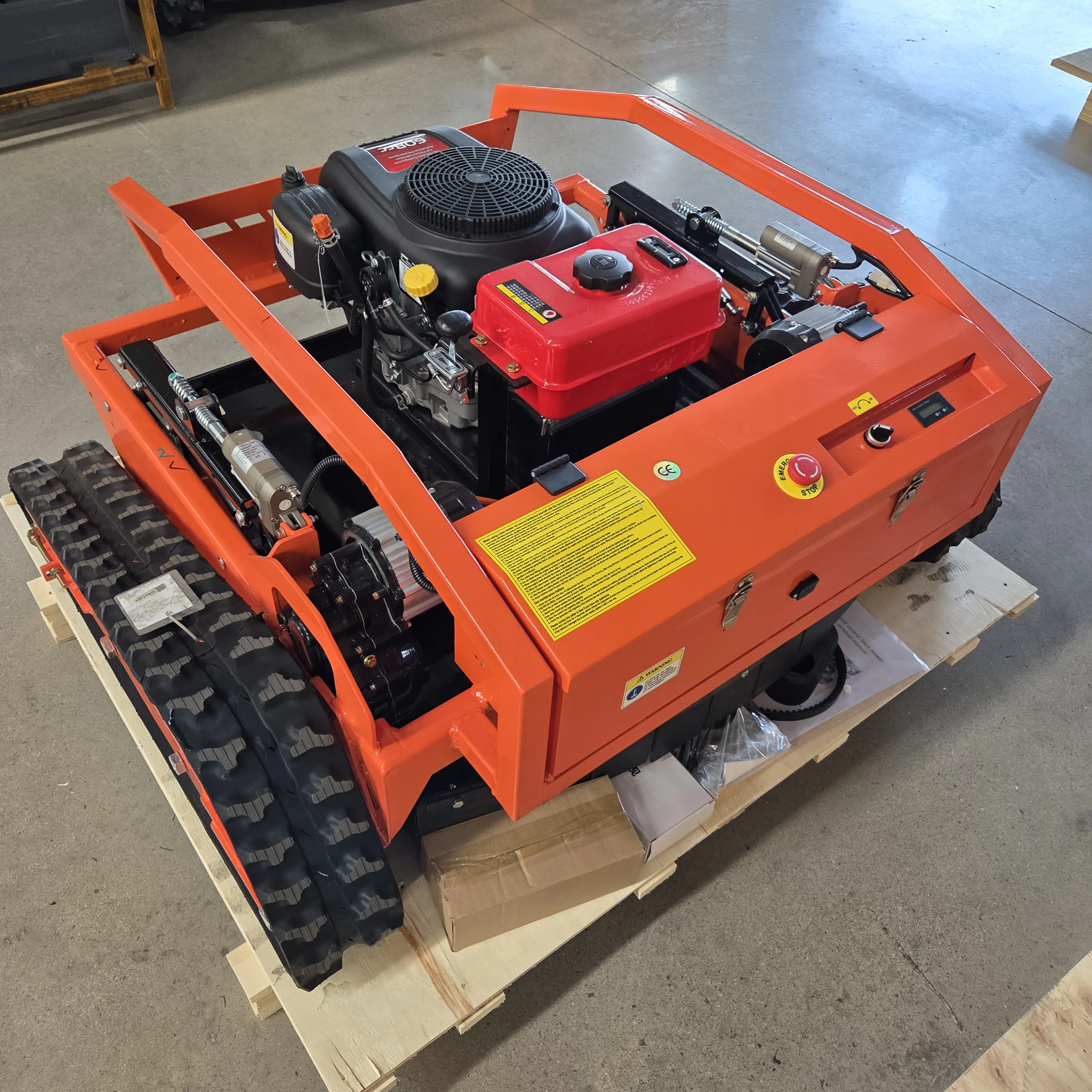 4000 ㎡ كفاءة القص، عرض القص 1000 مم، شفرات مزدوجة تدعم 60 ° مائل، جزازة العشب الذكية الأكثر شعبية التي يتم التحكم فيها عن بعد #5