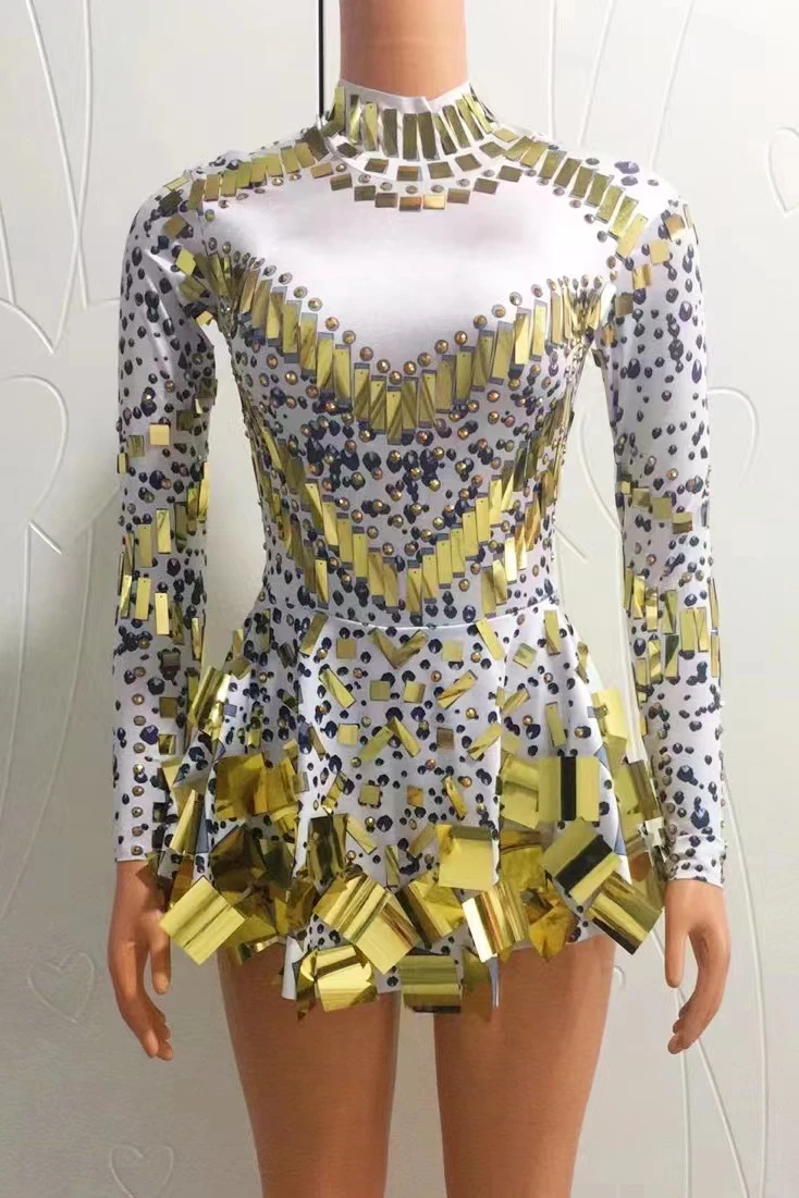 

new summer high elastic woman dress A-LineLong Sleeve costume Elegant Night Evening PartyStage vestidos G7
