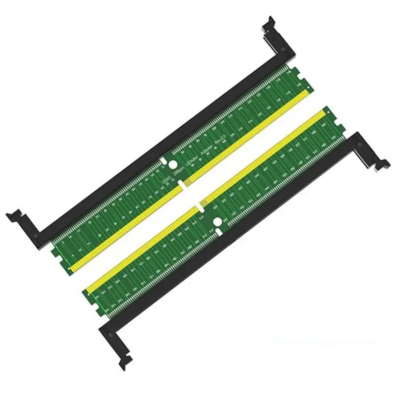 

DDR5 RAM Memory Test Card Adapter 2PCS DDR5 U-DIMM 288 Pin Memory Protection Card With Short Expansion Board
