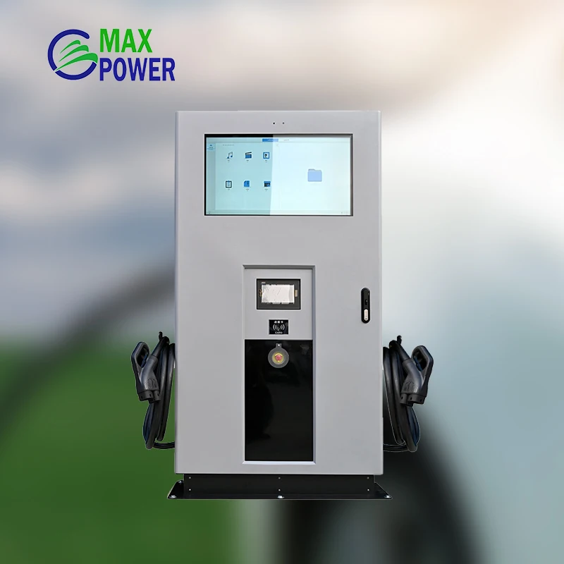 OEM ODM RFID Wi-Fi DC Fast 40 кВт Напольная подставка Рекламные зарядные устройства для электромагнитов с экранами