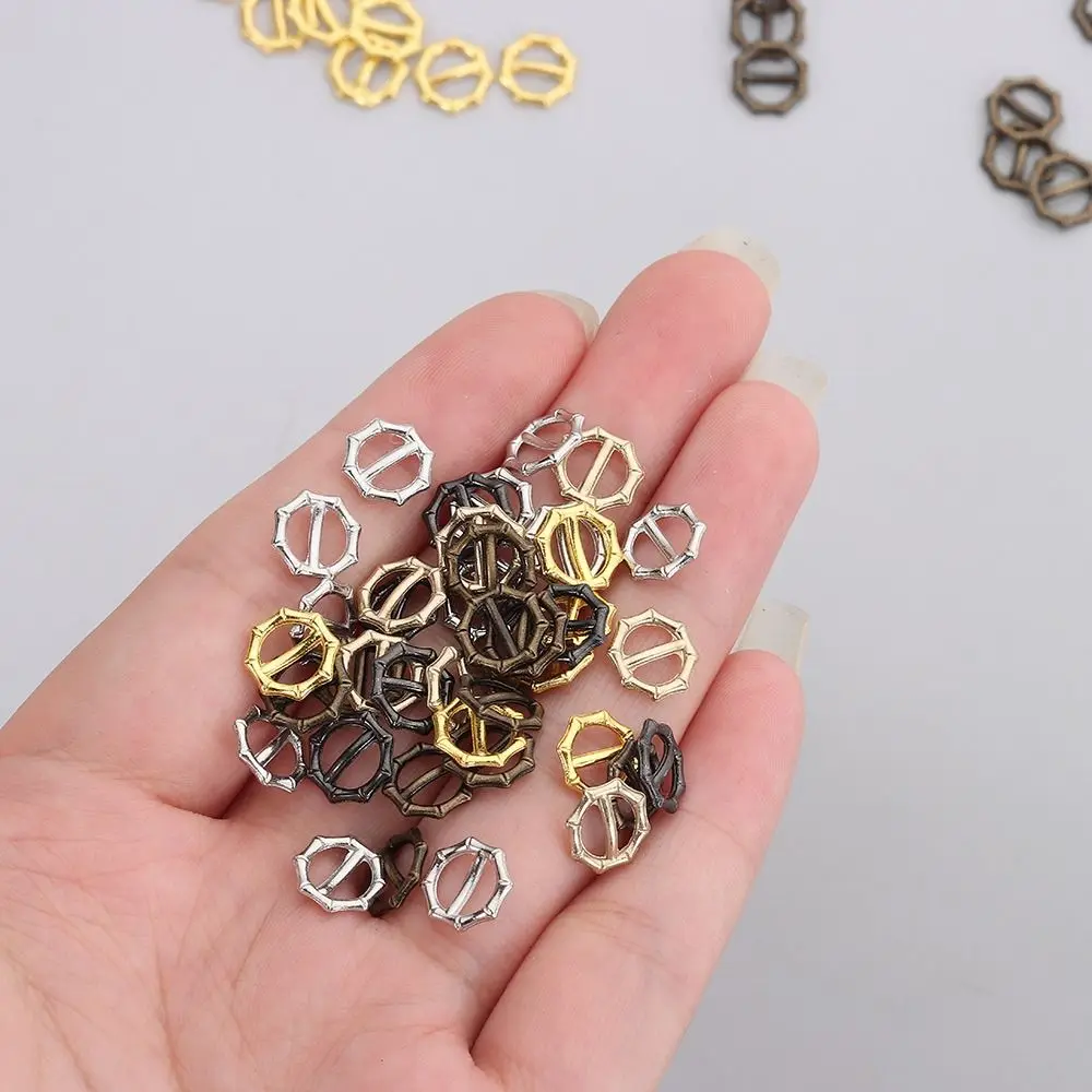 40 pezzi 5mm fibbia per cintura tri-glide in metallo borse per bambole ultra-piccole fibbie fai da te più nuove piccole fibbie per cinturino