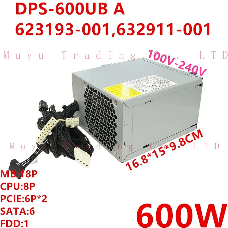 Nuovo alimentatore originale per alimentatore Switching HP Z420 600W DPS-600UB A 623193-001 632911-001 623193-003 632911-003