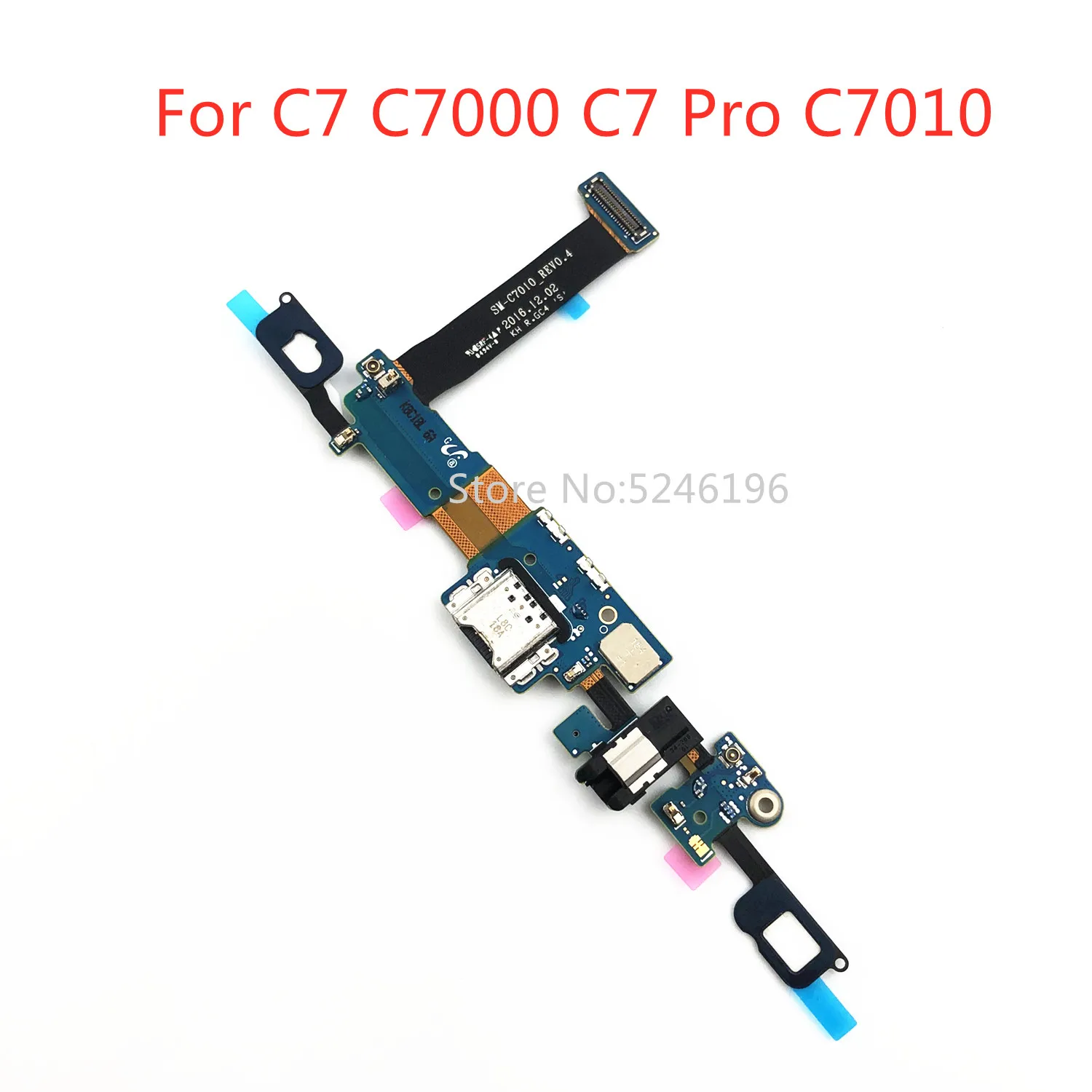 1pcs USB Charging Charger Port Flex Cable For Samsung Galaxy C7 C7000 C7 Pro C7010 Replace Part